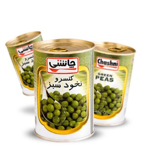 تصویر  کنسرو نخود سبز