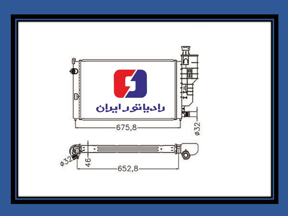 تصویر  RADIATOR FOR SAMAND EF7