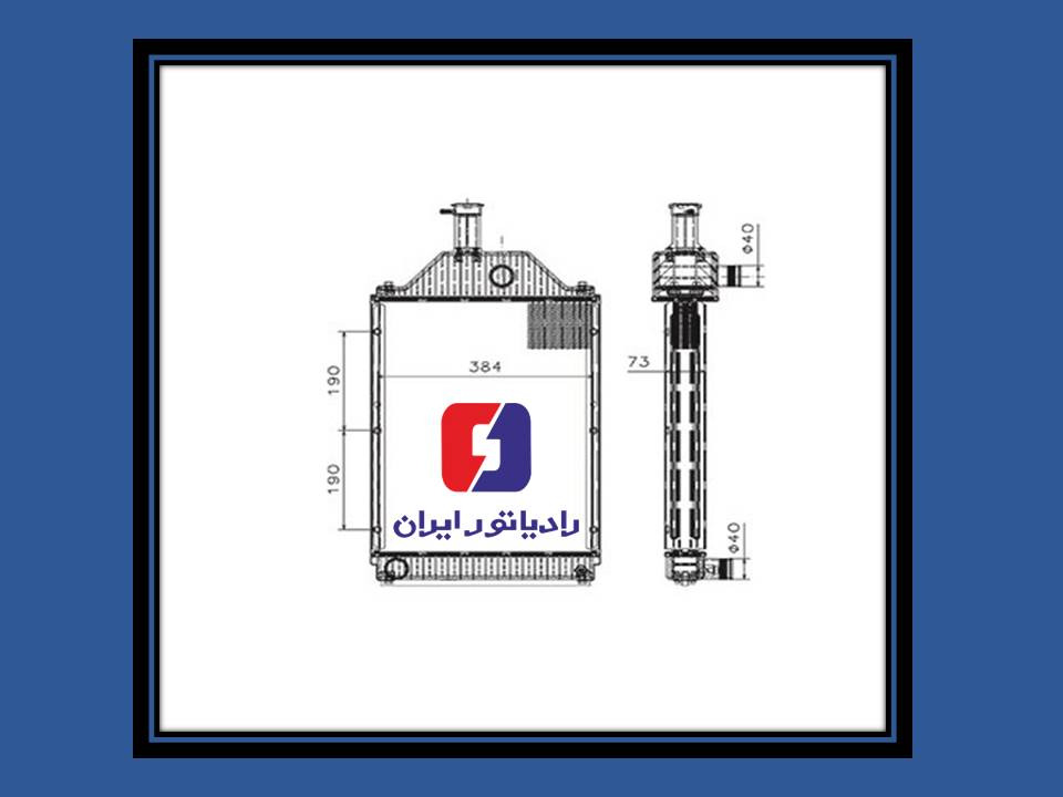 تصویر  RADIATOR FOR FERGUSSON TRACTOR