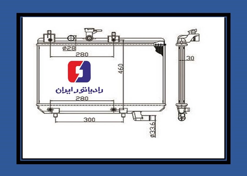 تصویر  رادیاتور تیبا