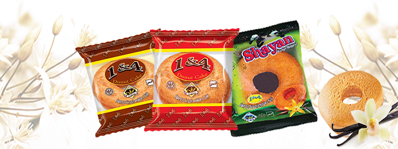 تصویر  کیک حلقه ای 40 گرم 4&1 و 55 گرم