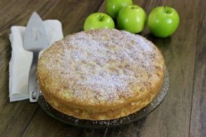 تصویر  پودر کیک سیب و دارچین