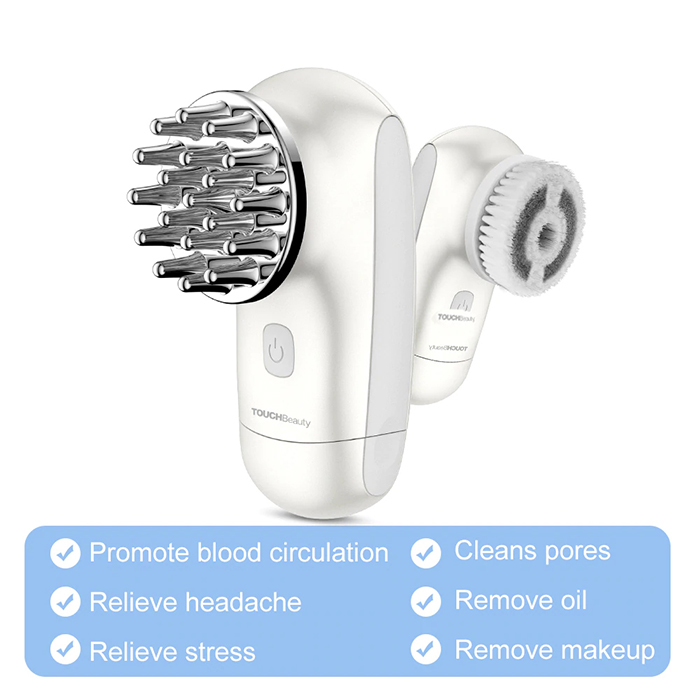 تصویر  ماساژور و فیس براش تاچ بیوتی مدل TB 1718