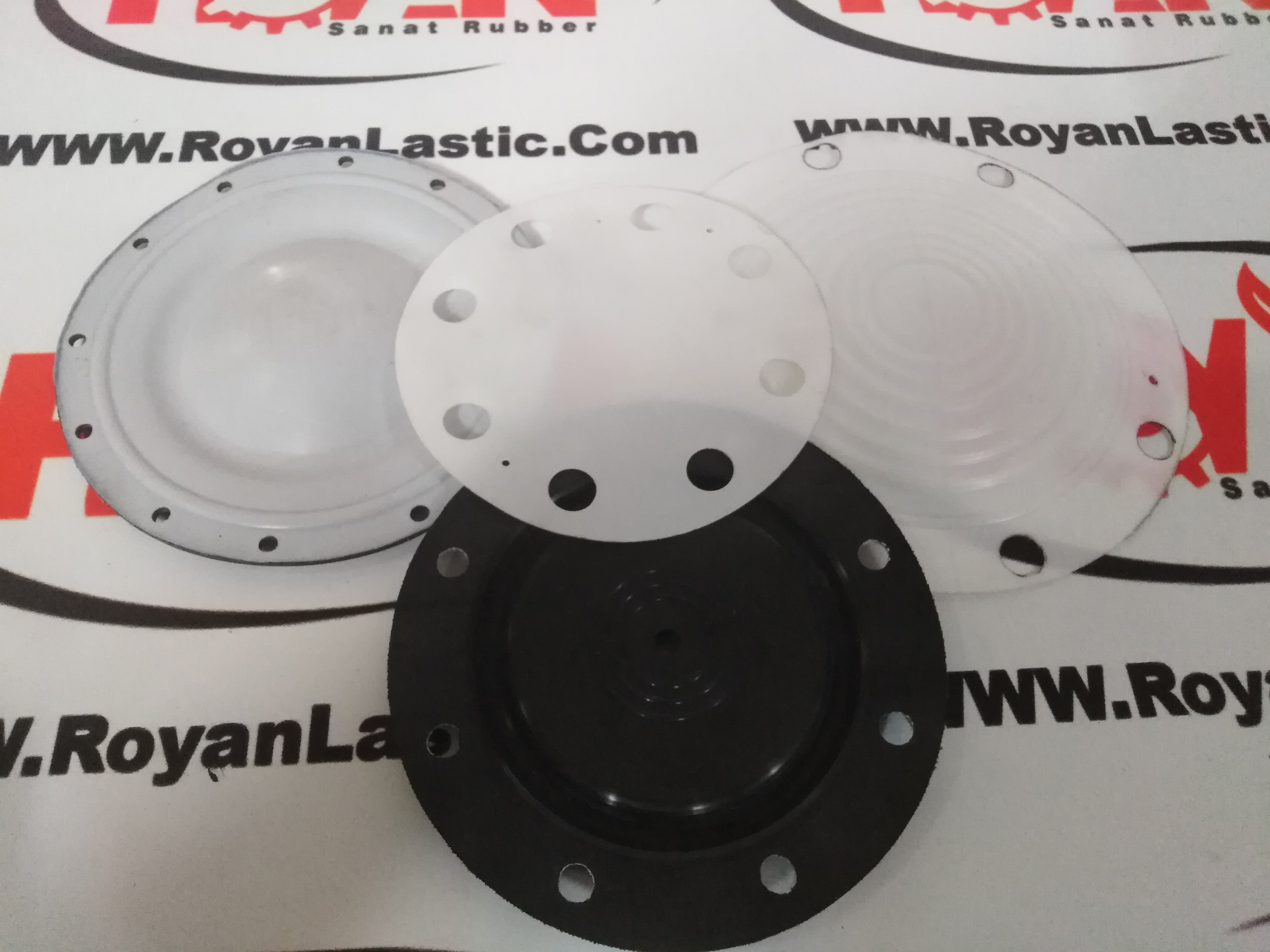 تصویر  Teflon coated rubber diaphragm
