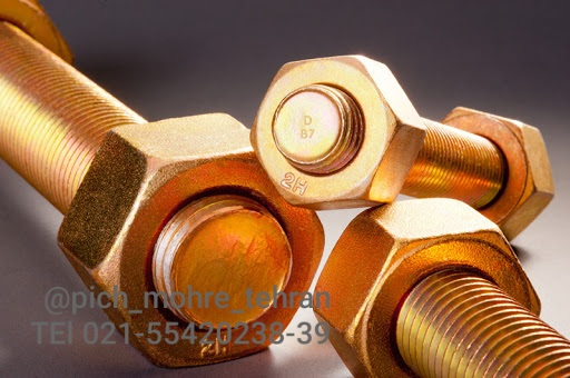 تصویر  پیچ و مهره گالوانیزه