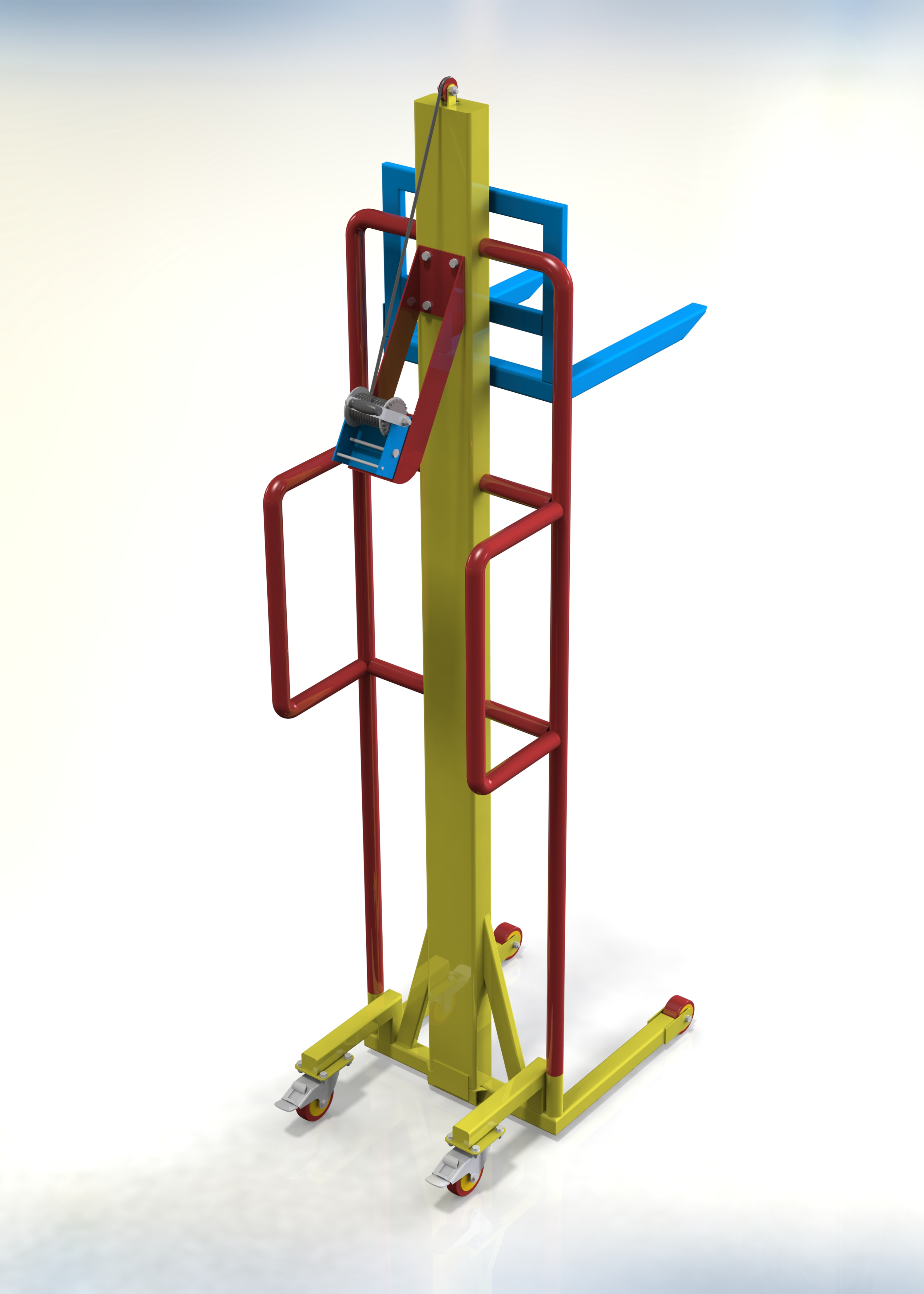 تصویر  بالابر وینچی