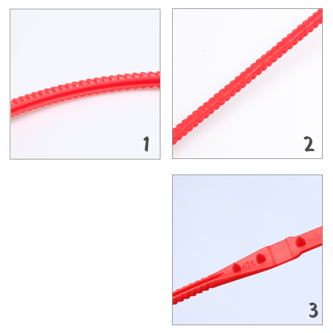 تصویر  561 or 661 mm (d=5.0mm) Shipping Security Plastic Seals With Serial Number Safety Container Seal Lock ARMSEAL (Your logo avialable)