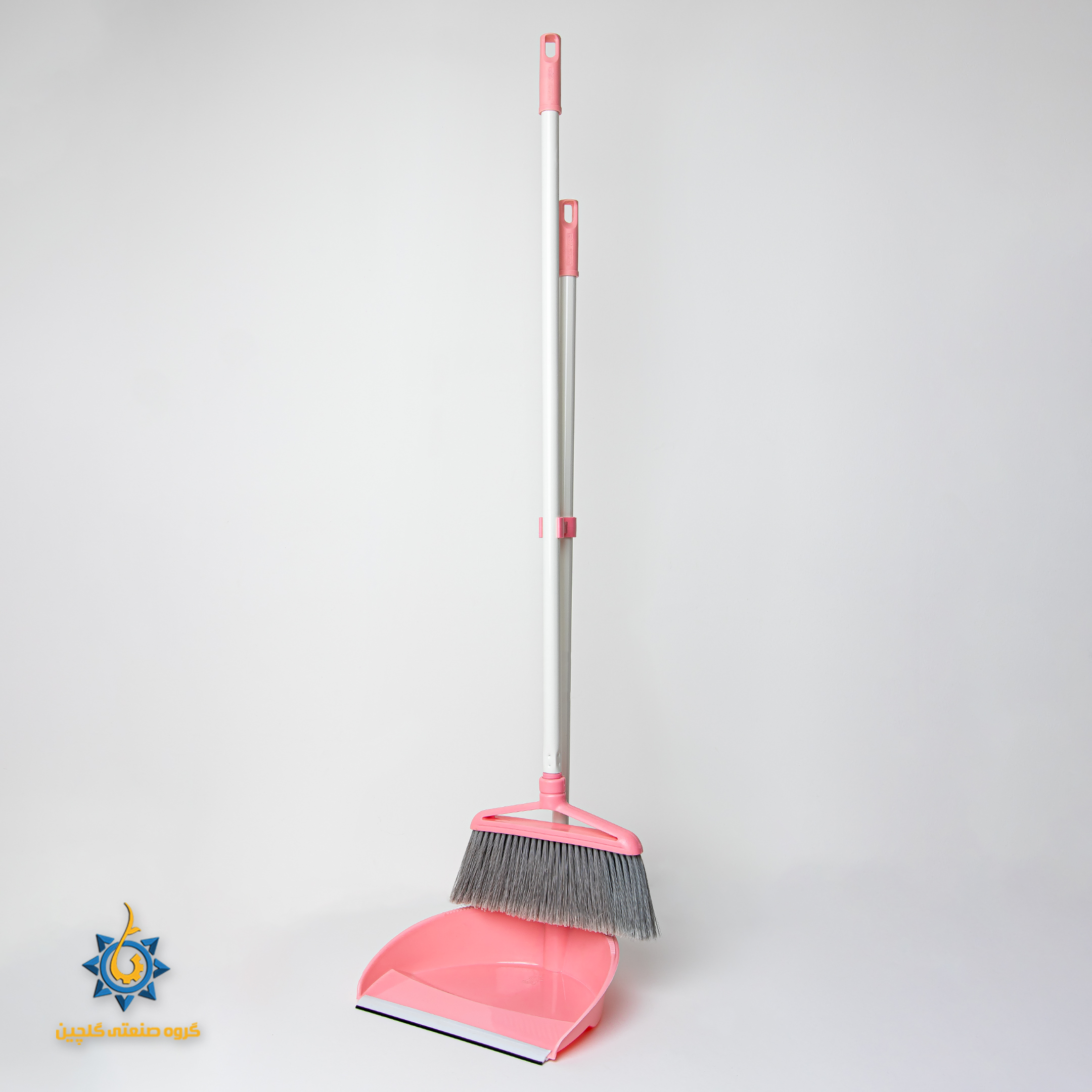 تصویر  جارو خاک انداز ایستاده لبه دار گلچین