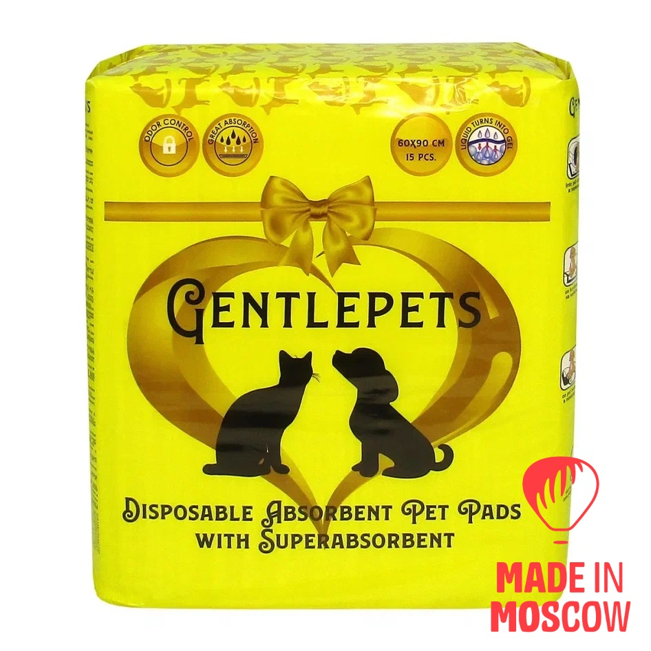 تصویر  Disposable pet pads Gentlpets with superabsorbent