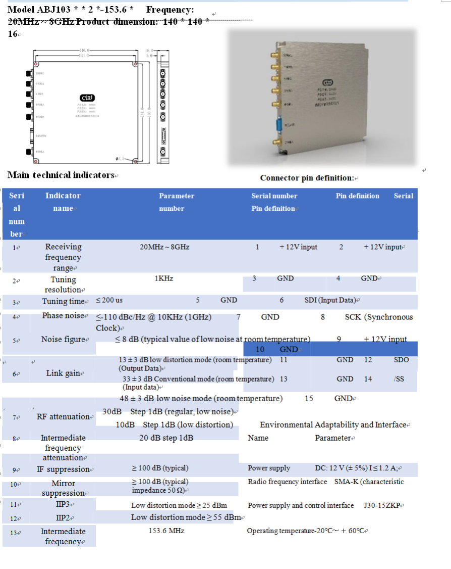 تصویر  Radio frequency module