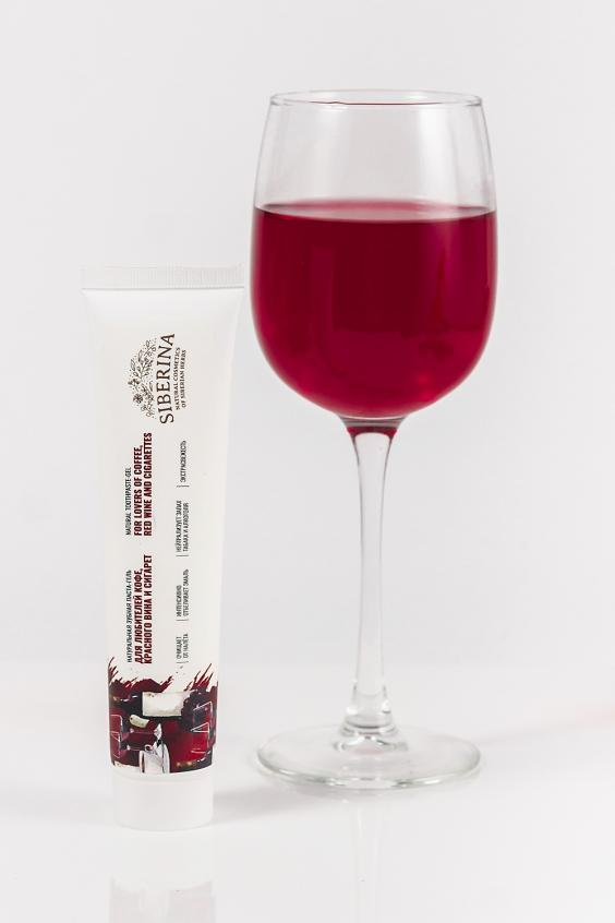 تصویر  Toothpaste-gel "For lovers of coffee, red wine and cigarettes"