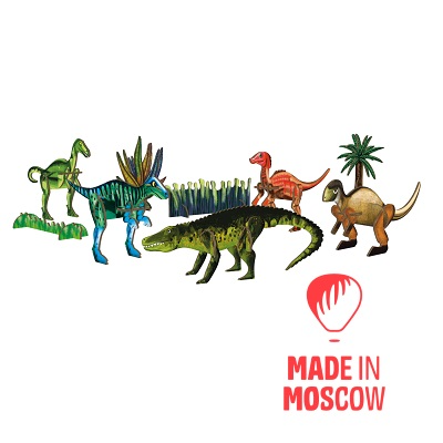 تصویر  3D wooden construction set "SKLADNO", KUVYRCOM