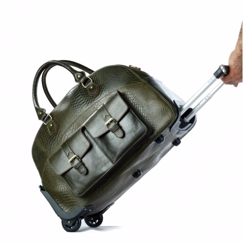 تصویر  چمدان تمام چرم هامون