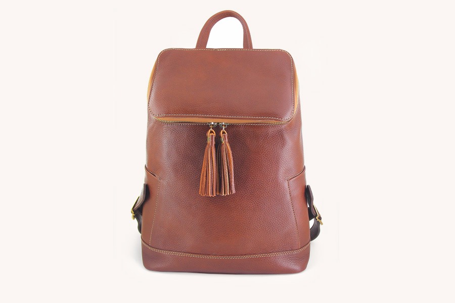 تصویر  کوله BP1 قهو ه ای و سبز زنانه