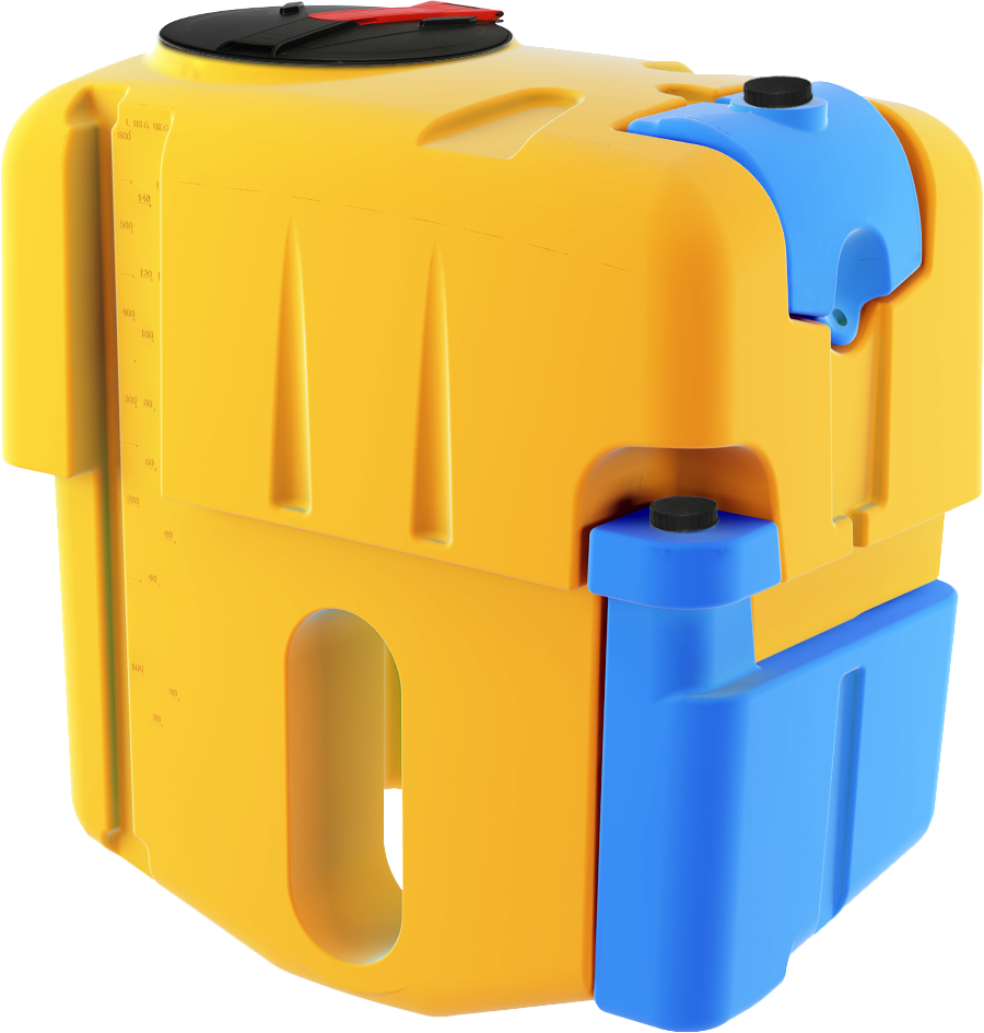 تصویر  مخزن سمپاش سوار شونده 600 لیتری طرح شبنم