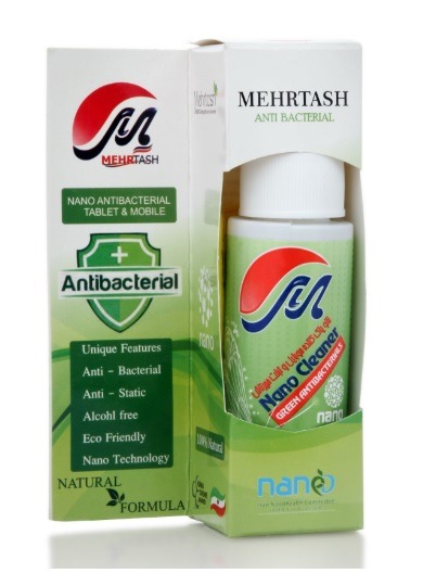 تصویر  آنتی باکتریال (پاک کننده صفحات لب تاب،تبلت،عینک)مهرتاش