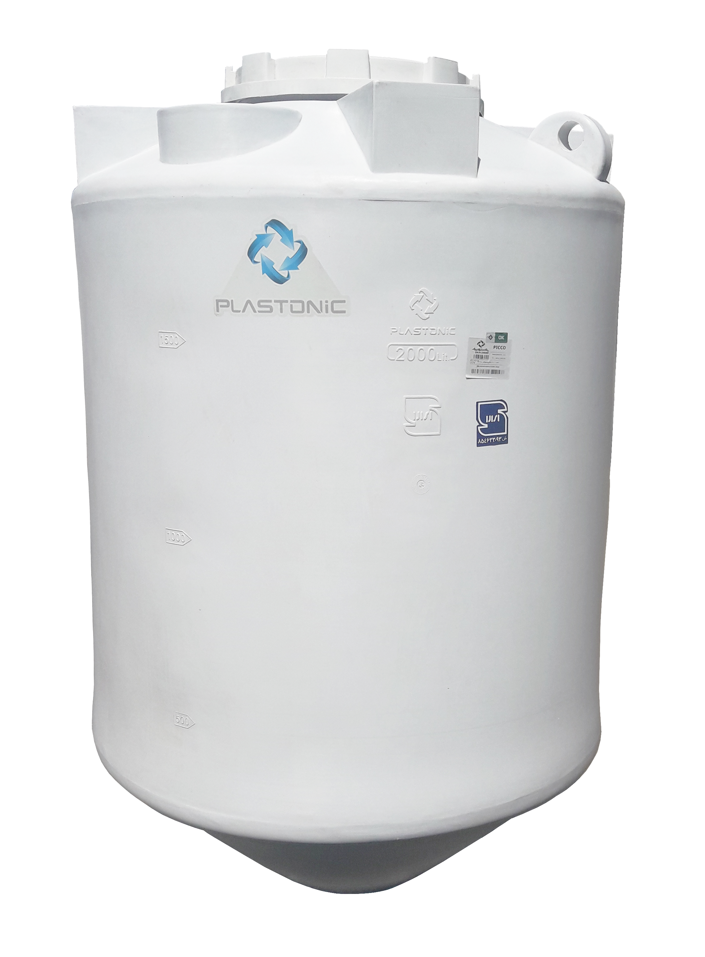 تصویر  مخزن ته قیفی تک لایه