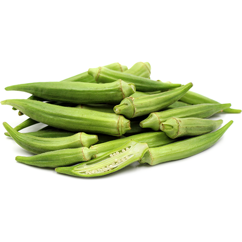 تصویر  بامیه سبز قلمی