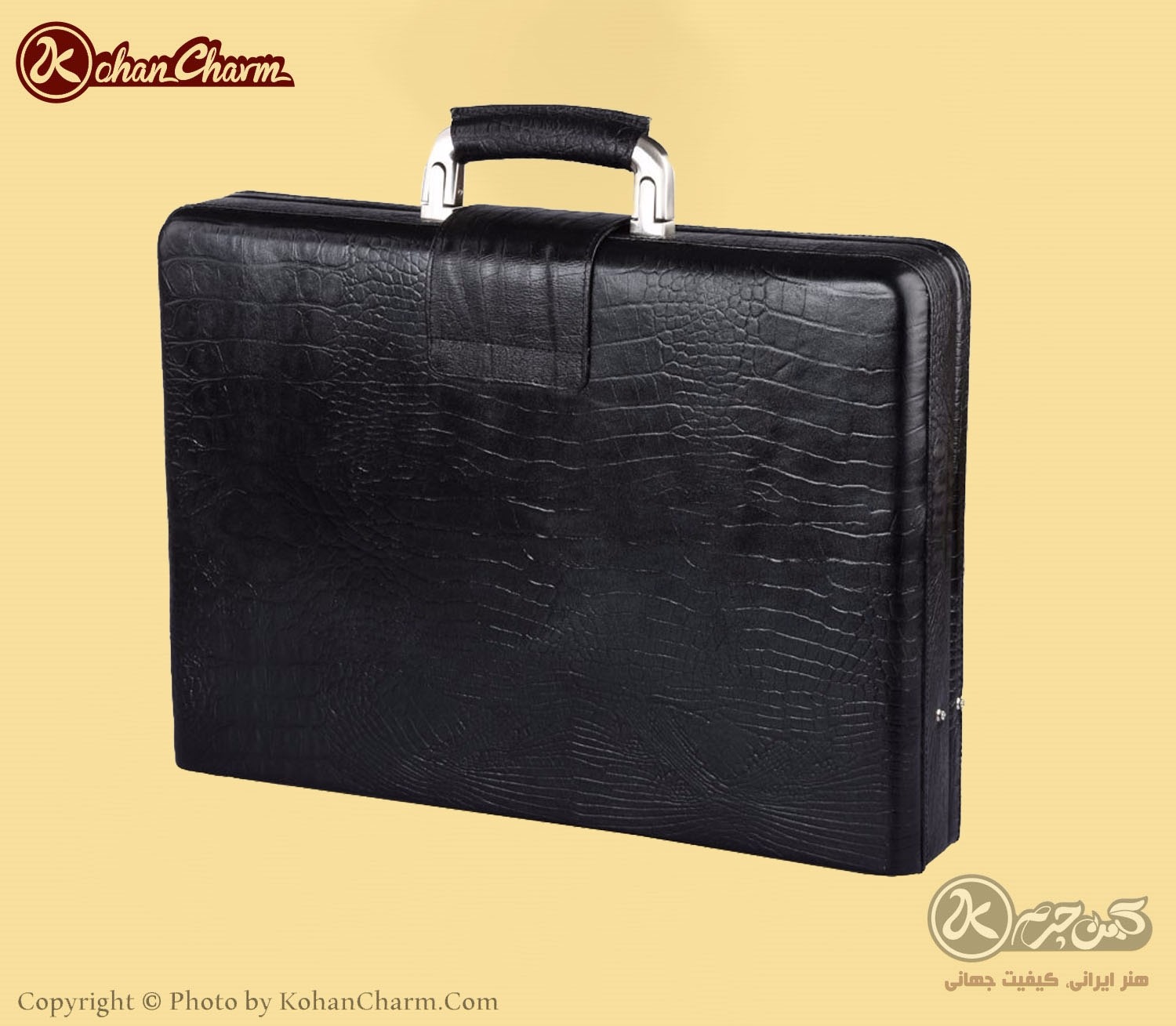 تصویر  کیف اداری چرم طبیعی مدل L70 مردانه