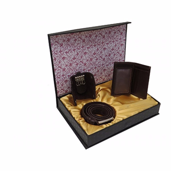 تصویر  ست سه تیکه چرمی مردانه-کد 307