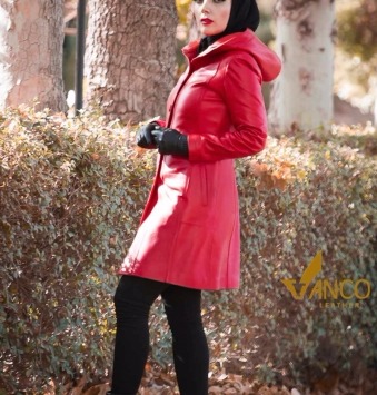 تصویر  پالتو چرمی زنانه مانا