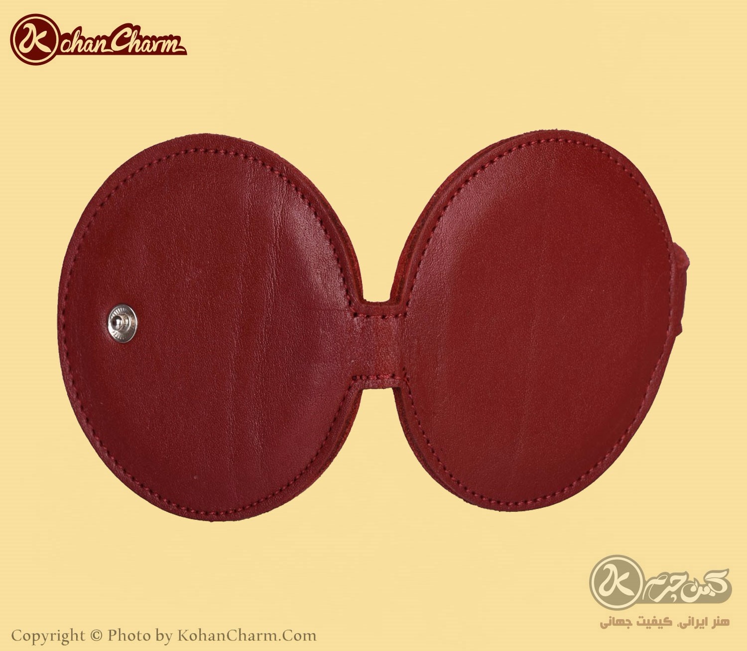 تصویر  آینه چرمی مدل LM6-2