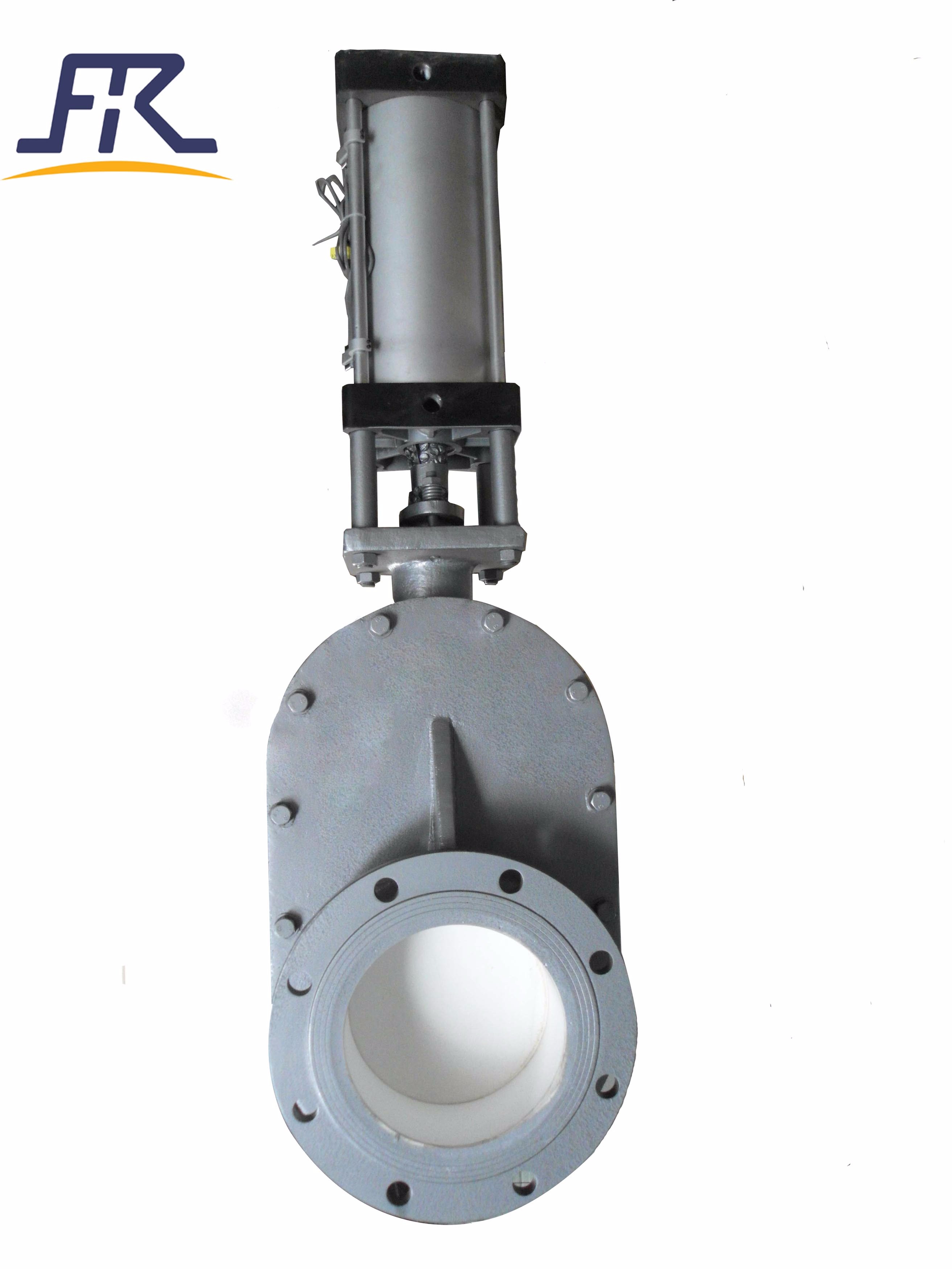 Picture of Pneumatic Ceramic Double Disc Gate Valve