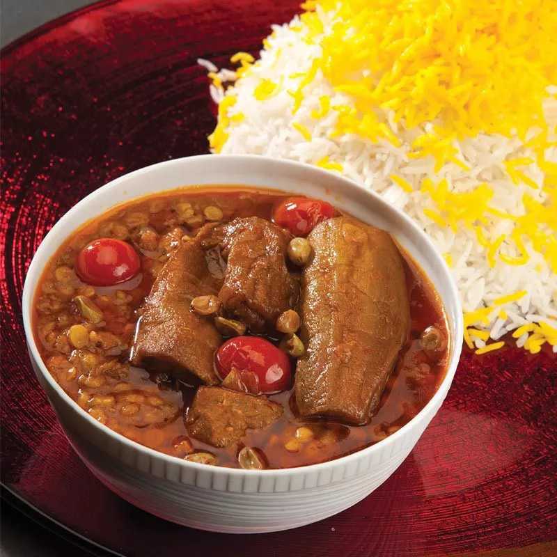 تصویر  خورشت قیمه بادمجان