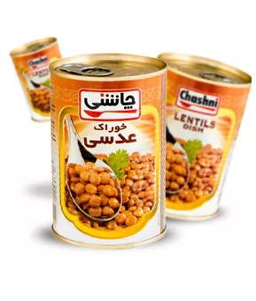 تصویر  کنسرو خوراک عدسی