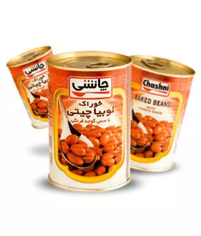 تصویر  کنسرو خوراک لوبیا