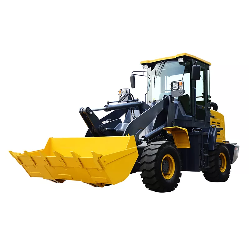 Picture of Hydraulic Construction Small Wheel Telescopic Loader 0.7 CBM Wheel Loader Price