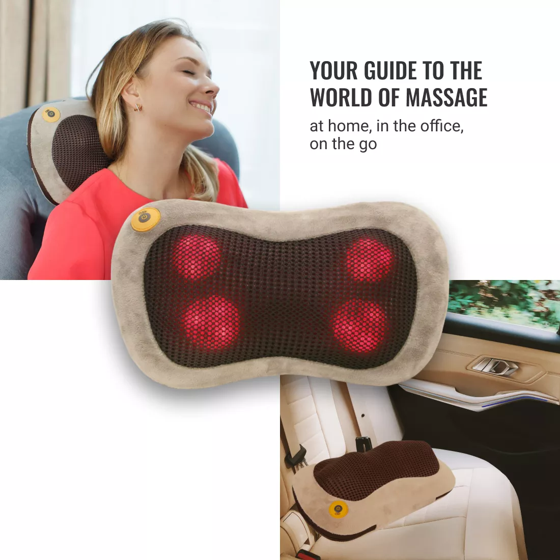 Picture of GESS USHIATSU ELECTRIC MASSAGE PILLOW
