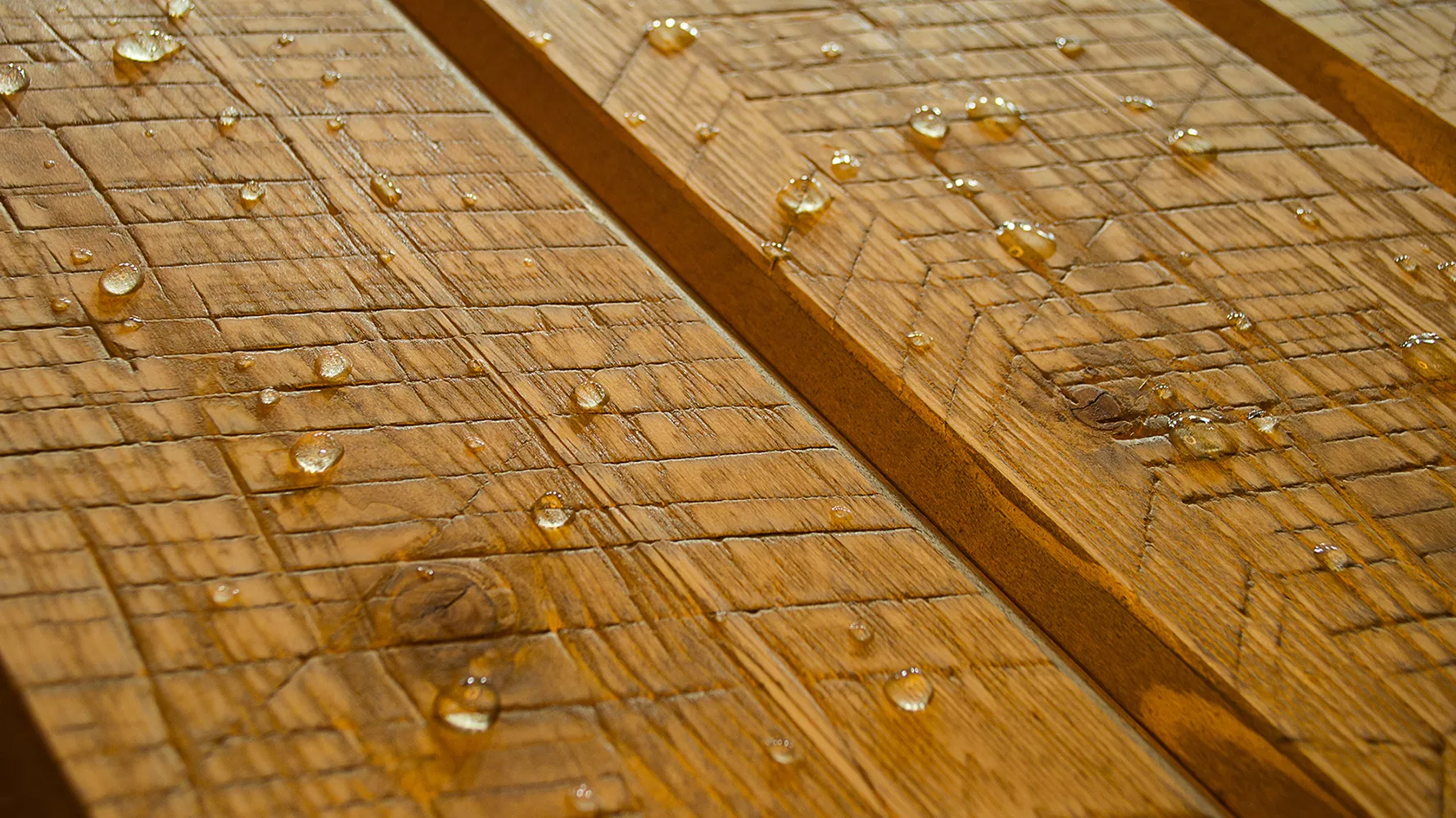 تصویر  تخته سه بعدی Raggy Wood CROSS LINE/ Peacan Tex