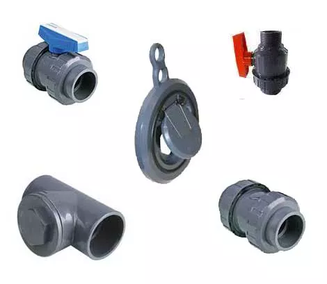 تصویر  لوله، اتصالات و شیر آلات پی وی سی pvc