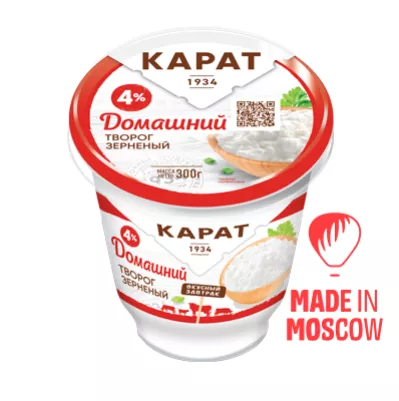 تصویر  پنیر کاتیج دوماشنی KARAT