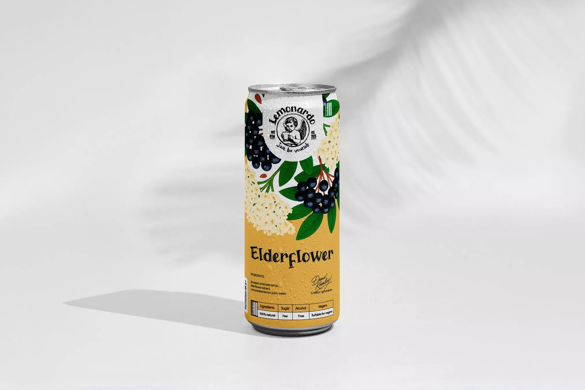 تصویر  لیموناد الدرفلاور لموناردو Lemonardo Elderflower
