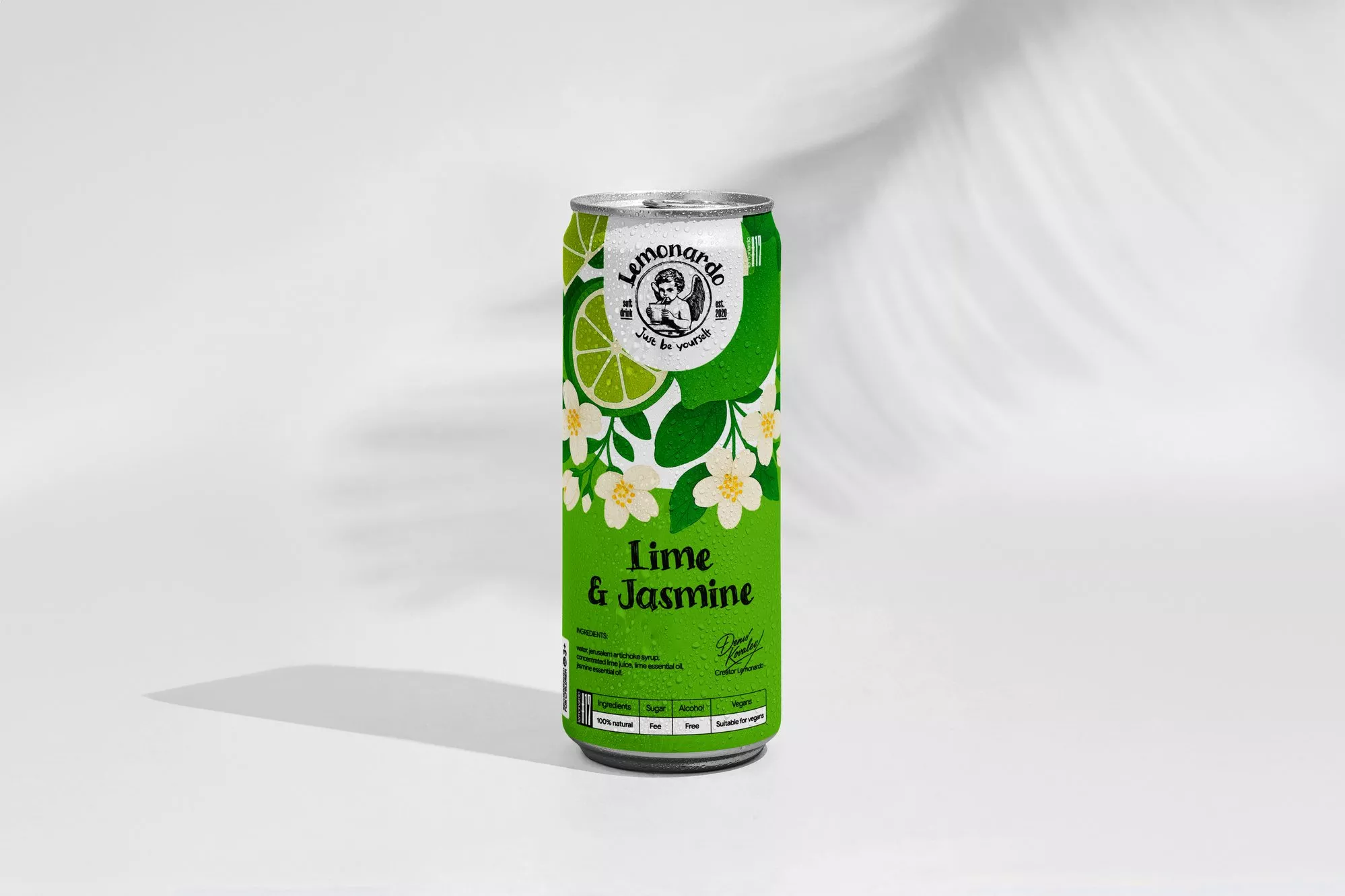 تصویر  لیموناد لیمو و یاس Lemonardo Lime & Jasmine