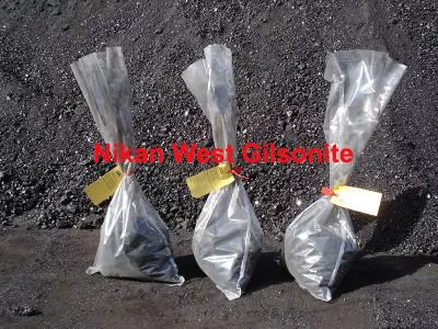 تصویر  گیلسونایت پودر گرانوله 30-40 مش با درصد خاکستر 0 تا 25 درصد