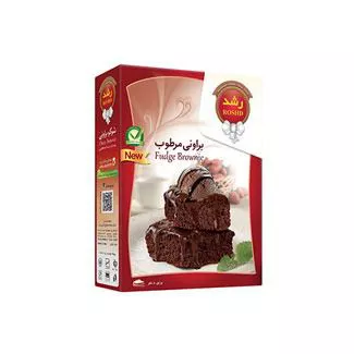 تصویر  پودر کیک براونی مرطوب